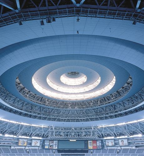 Sound absorption in KYOCERA Dome Osaka