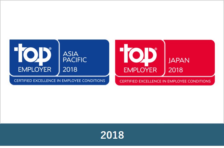 Top Employers Japan 2018 & Top Employers Asia-Pacific 2018