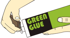 グリーングルーの施工