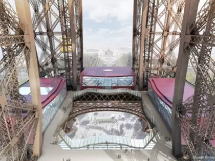 パリ・エッフェル塔展望台にガラス張りの床を提供 | Saint-Gobain